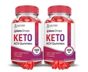 Laboratori giustificati (2 Pack Keto Drops Keto ACV Gummies Advanced Formula 1000MG Formulato con polvere di succo di barbabietola di melograno B12 Vegan Non OGM 120 gommoni