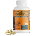 Bronson Glucosamine Chondroitin Turmeric & MSM Advanced Joint & Cartilage Formula, Supporta giunti sani, Mobilità & Cartilage - Non OGM, 180 capsule