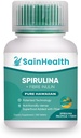 Spirulina + Fibra Inulina - Supplemento erbe, Spirulina Aggiunto Fibra Vegan Tablets per la salute digestiva, 600mg Spirulina, Vegan & OMO Free (180 compresse)