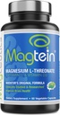 Magtein - Magnesio L-Threonate Supplemento, Memoria, Focus, Sleep & Brain Health Formula for Men & Women, Supporto cognitivo per adulti, Clinicamente Ricercato - 60 Veg Capsule