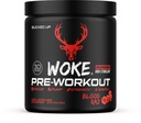 Bucked Up - Woke - HIGH STIM Pre Workout - Miglior Tasting - Focus Nootropic, Pompa, Forza e Crescita, 30 Servings (Blood Raz)