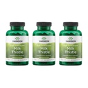 Swanson Milk Thistle - Herbal Liver Support Supplement - Formula naturale che aiuta a mantenere la salute generale e il benessere - (100 capsule, 500mg ogni) 3 Pack