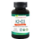 ELP vitamina ESSENTIALE K2 con D3 Supplemento Bone e salute del cuore,Capsules K2+D3 Vitamine 120 capsule