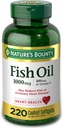 Bounty Fish Oil 1000 mg Softgels rivestiti, 220 Conte
