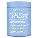 BodyHealth PerfectAmino Electrolyte Powder No Sugar, Hydration Fasting Keto Zero Sugar Electrolytes Drink Mix con Trace Minerals - Lime Limo - 30 Serve