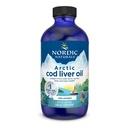 Nordic Naturals Arctic Cod Liver Oil, Unflavored - 8 oz - 1060 mg Omega-3 totali con EPA & DHA - salute del cuore e del cervello, immunità sana, benessere generale - non OGM - 48 Servings