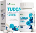 1450MG TUDCA Liver Supplement, Bile Salts Liver Support Complex, Liver Health for Liver Kidney Cleanse Detox and Repair, 60 Capsule