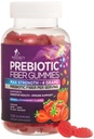Gummie di fibre per adulti, supplemento giornaliero di fibra gommosa da 4g, supporto prebiotico per la salute digestiva dei gommoni - Chews solubili in fibra vegetale, Prebiotici supporta la regolarità e la digestione Non-GMO - 120 Gummies