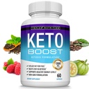 Keto Boost Diet Pills Ketosis Supplemento - Natural Exogenous Keto Formula Support Energy & Focus, Chetoni avanzati per Ketogenic Diet, Keto Diet Pills, per Men Women