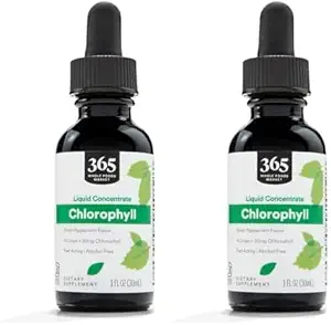 365 da Whole Foods Market, Liquid Chlorophyll, 1 Fl Oz (Pack of 2)