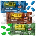 MEG Gum - Military Energy Gum | 100mg di Caffeine Per Piece - 15 pezzi Sample Pack - Energy and Focus to Boost Performace