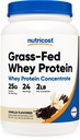 Nutricost Grass-Fed Whey Protein Concentrato (Vanilla) 2LBS - Undenatured, Non OGM, Gluten Free
