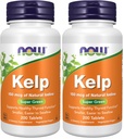 NOW Supplementi, Kelp 150 mcg di iodio naturale, più facile da ingoiare Tablet, Super Green, 200 compresse (Pack of 2)