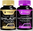 Capsule Integratori di Nattokinase - 5000 FU - Enzimi dall'Estratto di Natto giapponese puro