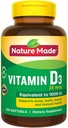 Vitamina D3 25 mcg., 650 Softgels
