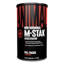 Animale M-Stak - Muscle Builder e supplemento di guadagno di massa anabolizzanti per culturismo - crescita muscolare magra, Amino Complex e Pre energia di allenamento, 21 pacchetti