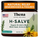 Trattamento emorroide intenso 100% naturale emorroide crema & Fissure Ointment Control Organic Lavender Arnica Witch Hazel Fast Healing Massima resistenza, meglio con Thena Sitz Bath Soak per le donne Uomini