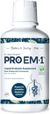 TeraGanix Organic Liquid Probiotic (30 giorni di alimentazione), Gut Health Supplement, Dr. Formulato per adulti e bambini, migliora la funzione immunitaria, digestione e assorbimento nocivo, 6 Mil CFU/ml (16 fl oz)