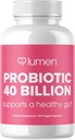 Probiotici Lumen Naturals 40 miliardi di CFU | Probiotici per le donne e gli uomini | Supporta la digestione, Gut Health & Immune System with Digestive Enzymes - 60 Veggie Count