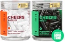 Cheers Daily Combo | Proteggere + Multi | Supplementi giornalieri per i bevitori per sostenere la salute del fegato e le vitamine perdute replenish | 30 dosi Ogni | Choline, Betaine, Niacin, B-Vitamins, L-Cysteine, DHM