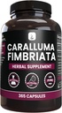 PURE ORIGINAL INGREDIENTI Caralluma Fimbriata (365 capsule) No Filler di Magnesio o Riso, Sempre Pure, Lab verificato