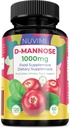 D Mannosio 120 capsule - 1000 mg per Dose - Integratore alimentare aiuta a promuovere la salute del tratto urinario - Natural Vegan UTI Defense