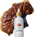 Rainbo - Reishi Mushroom Tincture - Dual Extract Mushroom Supplement - Supporto immunitario, Mood, Sonno, Liquid Reishi Supplement, Vegan, Non OGM, 3.4 fl oz