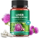 Pulite del fegato &amp; pillole di disintossicazione per la riparazione della salute del fegato - con l'estratto di cardo del latte, radice di dadelion, zenzero, polvere di barbabietola & vitamine - supporto naturale del fegato, 60 capsule vegane