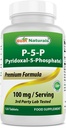 Best Naturals P5P Vitamina B6 (Pyridoxal 5 Phosphate) 100 mg/Serving - 120 compresse - una forma attiva di vitamina B6.
