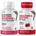 Fusioni naturali Nutri Diidroberina (60 capsule) & Urolitina A Diacetato 500mg Energy Booster Supplemento