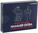 Hammer Extra Fast Acting Male Performance Supplemento per gli uomini | Horny Goat Weed, Tongkat Ali, Ginseng, Maca, Tribulus, Ashwagandha, Vitamina B6 & Magnesium | Energy, Stamina & Endurance Support