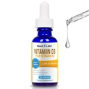 Gocce liquide della vitamina D3 K2 - Vitamina liquida D3 2000 IU Per Goccia con K2 Integratori per Adulti e Bambini - VIT D per Bones Sani, Cuore e Salute Immune - Vitamina D K2 MK7 Dropper 1 Oz