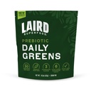 Laird Superfood Prebiotica Greens Polvere giornaliera – Vitamine essenziali & Minerali - Fibra prebiotica, Adaptogen e Frutta & Verdura – Supporta Gut Health – Non OGM, Vegan - 14.8 oz Bag, Confezione da 1