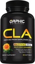 ORPHIC NUTRITION CLA Safflower Oil Supplement - Made with Safflower Oil - 780mg Acido linoleico non stimolante per gli uomini e le donne* to Support Weight Loss Efforts and Metabolism* - 60 Softgels