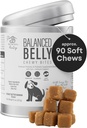 Probiotici per cani bilanciati – Cuciture per la salute digestiva con prebiotici, Allergy & Joint Support – Integratore per cani probiotici per la salute del fegato, il sollievo dalla diarrea e la pelle di prurito – 90