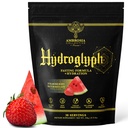 Ambrosia Hydroglyph Intraworkout Formula w/BCAA + EAA + Polvere di idratazione degli elettroliti per proteggere il muscolo magro, 0g Miscela di bevanda di di digiuno dello zucchero, Acqua di w/Coconut (anguria di fragola)