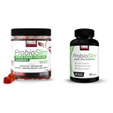 Fattore di Forza ProbioSlim Aceto di Sidro di Mela Gummies con Probiotici LactoSpore, 120 Conte & ProbioSlim Perdita di Peso Essentials Daily Digestive Health Probiotic, 120 Capsule