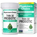 Probiotici CHOICE del medico per la gestione del peso &amp; Bloating - 6 Strains Probiotici - Prebiotici - ingrediente chiave Cayenne - Supporti Gut Health - Gestione del peso per le donne & uomini - Tè verde - 60 CT