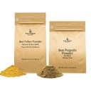PURE ORIGINAL INGREDIENTI Bee Pollen Powder and Bee Propolis Powder Bundle, 1 lb Ciascun, Nessun filler, Lab verificato