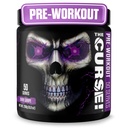 JNX SPORTS The Curse! Polvere pre allenamento per uomini e donne, caffeina, beta-alanina, creatina, L-citrullina, 50 porzioni, aroma scuro dell'uva – Aumentare l'energia, resistenza e messa a fuoco
