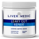 Leaky Gut Riparazione Gut Salute Sostegno Polvere Glutamine Slippery Elm per IBS Rilievo di bruciore Bloating a Soothe Stomach per Donne & Men Capsules (Unflavored) 180g