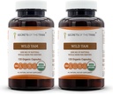 Segreti della Tribe Wild Yam Capsule 1000 mg Responsabilmente allevati USDA Organic Wild Yam (Dioscorea Villosa) Radice secca, Integratore di supporto ormone (2x120 capsule)