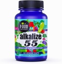 Il Movimento Alimentare - Alkalize 55, 55 Alimenti Fermentati con la Terra Nera Humic Fulvic Trace Minerals, Electrolytes, pH Balance, Immune Boosting, Vegan - 60 Tappi Veggie