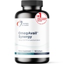 Progetti per salute OmegAvail Synergy - Omega Complex per adulti - Omega 3-6-7-9 acidi grassi da Borage e Macadamia olio + Trigliceride (TG) Fish Oil con DHA & EPA (180 Softgels)