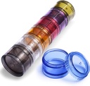 Cylindrical Pocket Pharmacy Moisture-Proof Travel Pill Organizer gratuito Combinazione di sette colori Pill Box 7 giorno