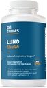 Dr. Tobias Lung Health Supplement con vitamina C, Butterbur, Quercetin & Bromelain, Advanced Lung Cleanse Detox Formula per Bronchial & Respiratory System, Non-GMO, 120 Capsule, 120 Serve