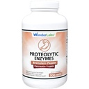 Wonder Laboratories Proteolytic Enzymes | Bromelain Papain Pancreatin Trypsin 550 mg Totale con Amilasi standardizzata, Lipasi e Protease, 300 compresse