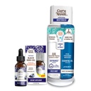 GuruNanda Black Seed Oil, Nigella Sativa a freddo - Ricco di vitamina D3 5000 Units, K2 & E & Dual Barrel Oxyburst Whitening Mouthwash - Contiene perossido di idrogeno
