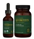 Global Healing Center - Vitamina D3 5000IU & Quercetin 250mg - Supporta le ossa e il sistema immunitario, la salute respiratoria