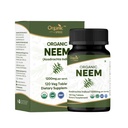 Neem 120 compresse | Azadirachta Indica (Neem) | USDA Organic Certified | Healthy Skin and Detox | Integratore alimentare - 120tab